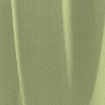 Detailaufnahme eines gold-olivfarbenen Stoffes mit geometrischem Muster und sanfter Textur.