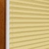 Plisseestoff in Senf, zweiseitig, abdunkelnd, für Fensterdekoration geeignet.
