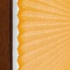 Plissee in kräftigem Orange, blickdicht, aus hochwertigem Material, ideal für Fensterdekoration.