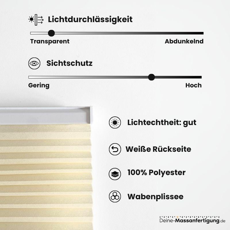 Blickdichtes Wabenplissee - Basic Line – Bild 8