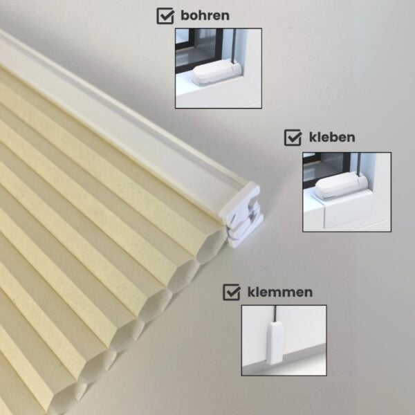 Blickdichtes Wabenplissee - Basic Line – Bild 7