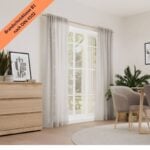 Halbtransparenter Brandschutzvorhang - Fein Strukturiert