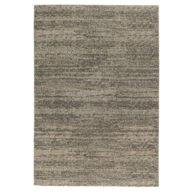 Mittelflor-Teppich in Grau mit strukturierter Oberfläche