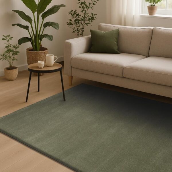 Mittelflor Teppich - Unifarben – Bild 4
