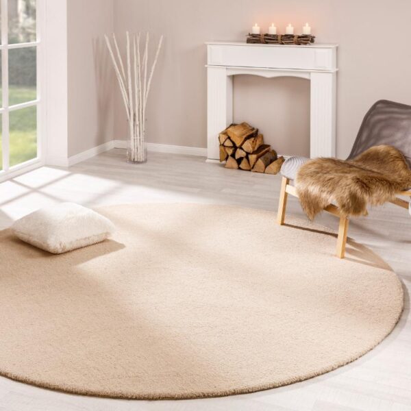 Hochflor Teppich - Unifarben – Bild 3