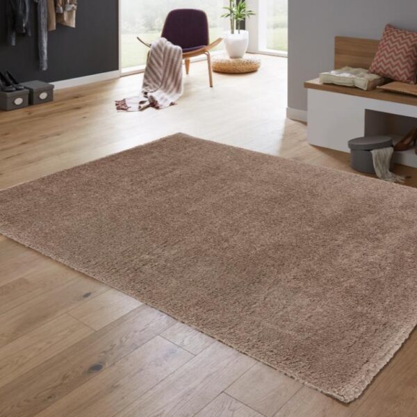 Hochflor Teppich - Unifarben – Bild 4