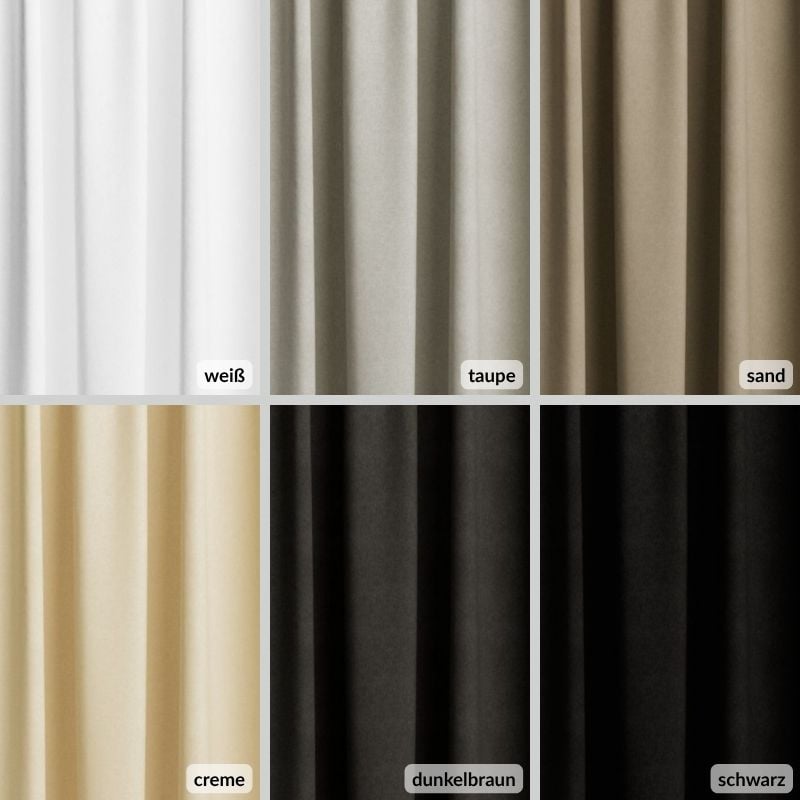 Abdunkelnder Vorhang (Black Out) - Samtoptik – Bild 2