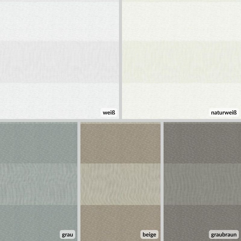 Halbtransparenter Vorhang - Querstreifen – Bild 4