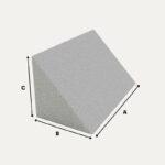 Polster nach Maß - Dreieck rechtwinklig