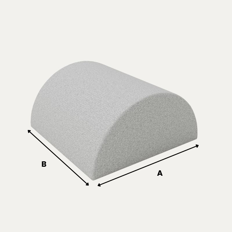 Polster nach Maß - Halbkreis