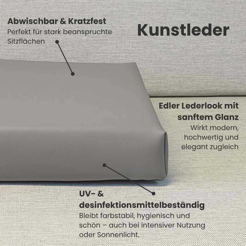 Polster nach Maß - Rechteck mit zwei Eckausschnitten – Bild 9