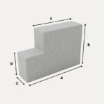 Polster nach Maß - Rechteck mit Eckausschnitt