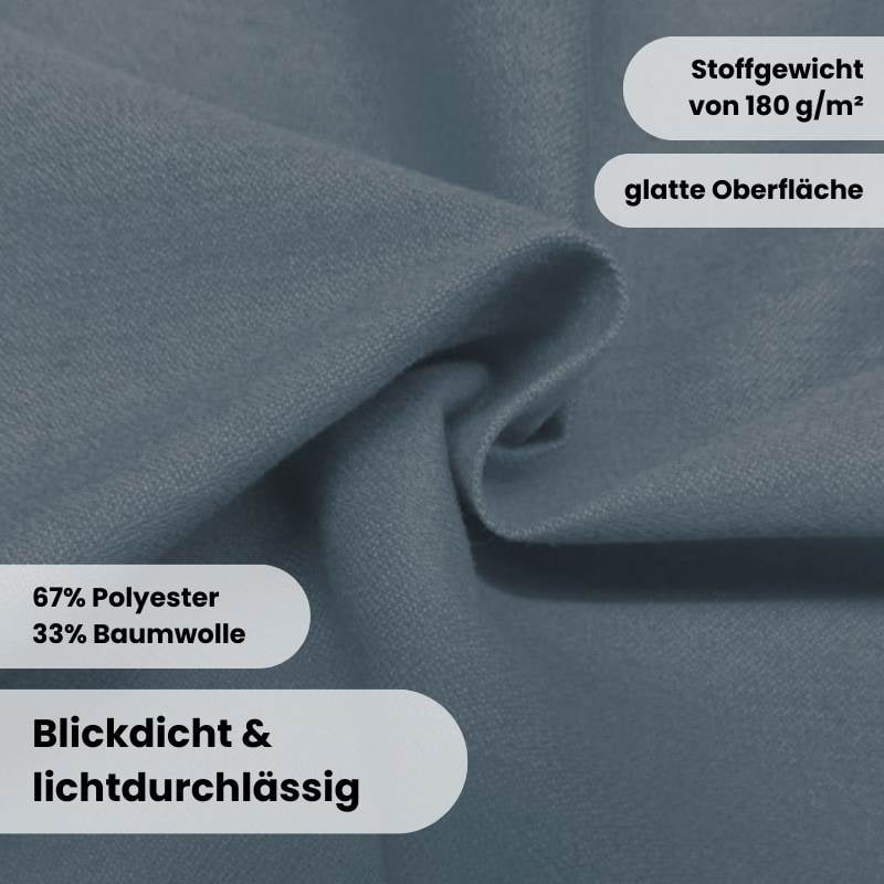 Blickdichter Vorhang - Unifarben – Bild 2