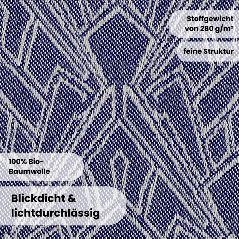 Blickdichter Vorhang - Modernes Kakteenmuster – Bild 2