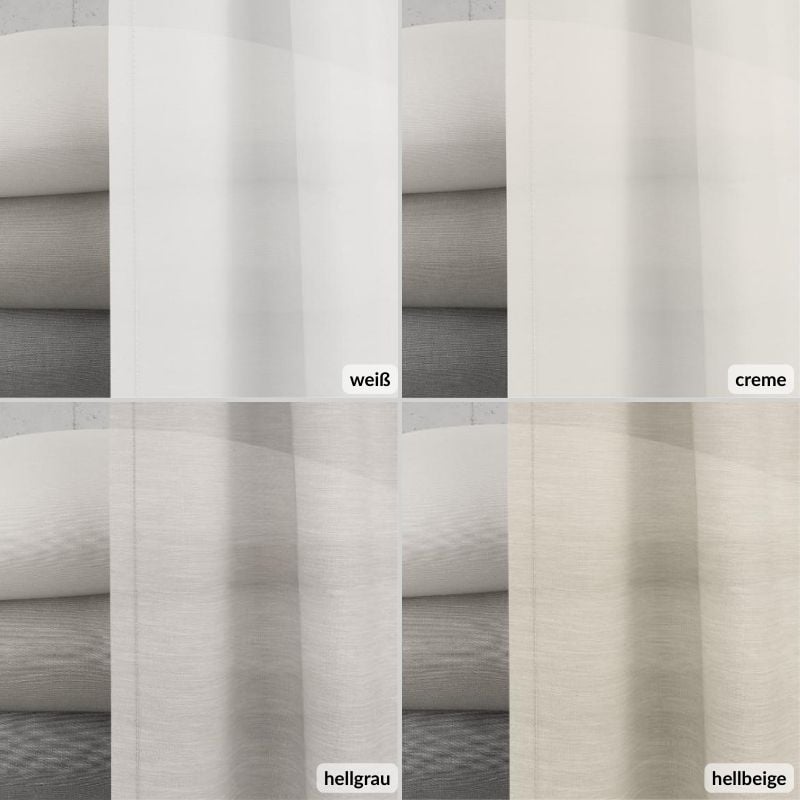 Halbtransparenter Brandschutzvorhang - Fein Strukturiert – Bild 2
