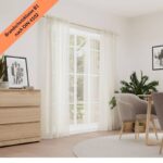 Halbtransparenter Brandschutzvorhang - Glatt Fließend