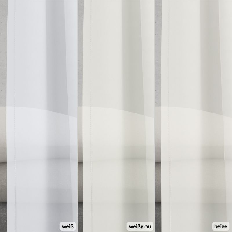 Halbtransparenter Brandschutzvorhang - Glatt Fließend – Bild 2